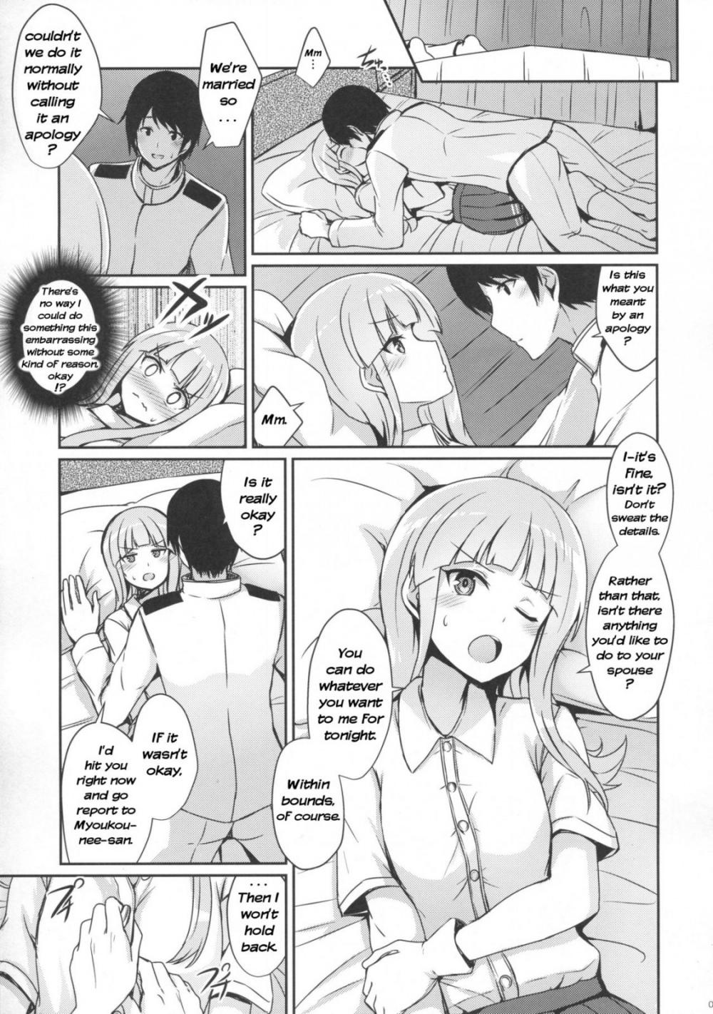 Hentai Manga Comic-Hatsukaze's Wedding Night-Read-6